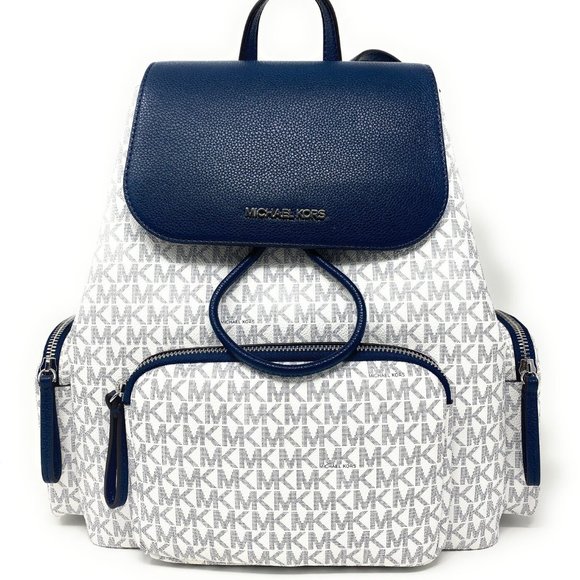 Michael Kors Bags Michael Kors Abbey Large Twotone Logo Backpack